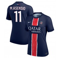 Maglia Calcio Paris Saint-Germain Marco Asensio #11 Prima Divisa Donna 2024-25 Manica Corta